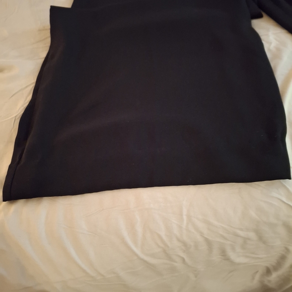 Carmen Marc Valvo Elegant Black Women's Wide Leg Palazzo Pants - Picture 4 of 9